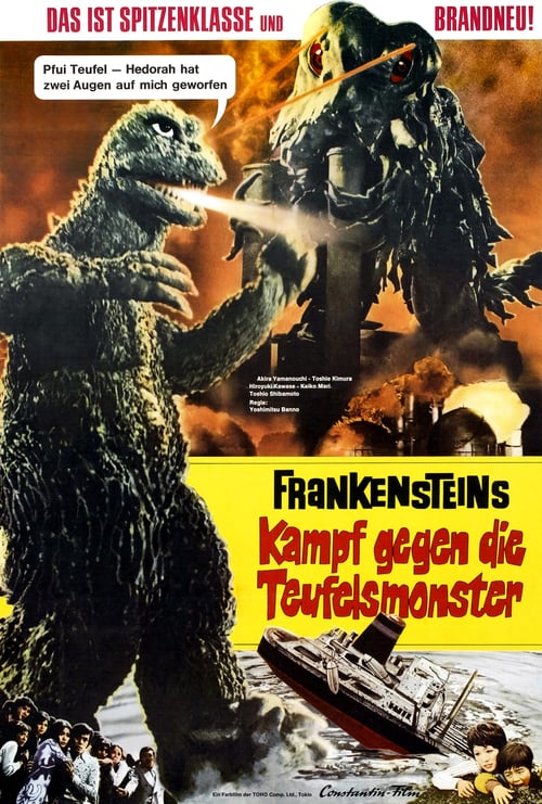 Cover zu Frankensteins Kampf gegen die Teufelsmonster (Godzilla vs. Hedorah)